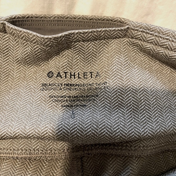 Athleta Delancey Herringbone Tights - Excellent Condition Size Large - Picture 2 of 7